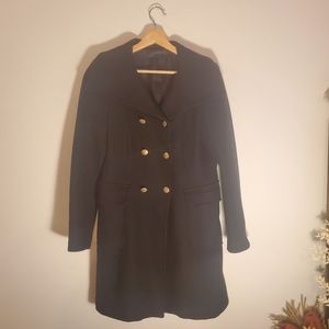 ZARA Black trench coat size L